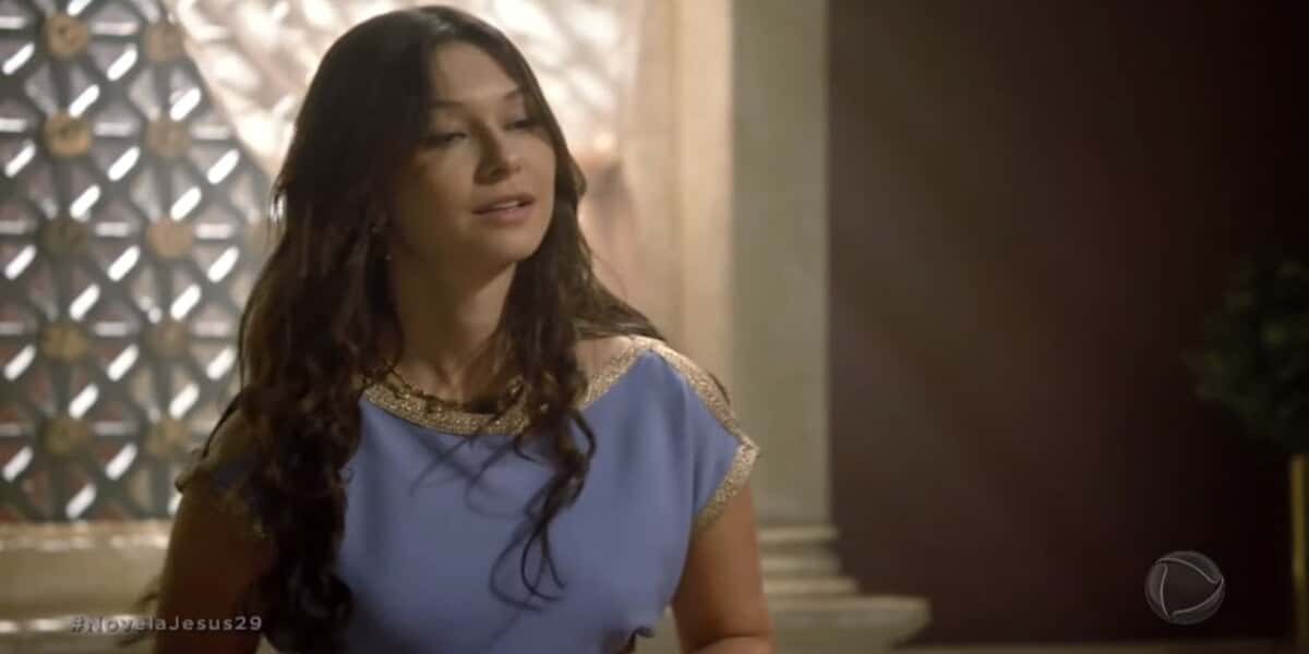 Maria Madalena não vai pegar Juda no flagra não né? Confira mais sobre a novela Jesus (Foto: Reprodução/Record)