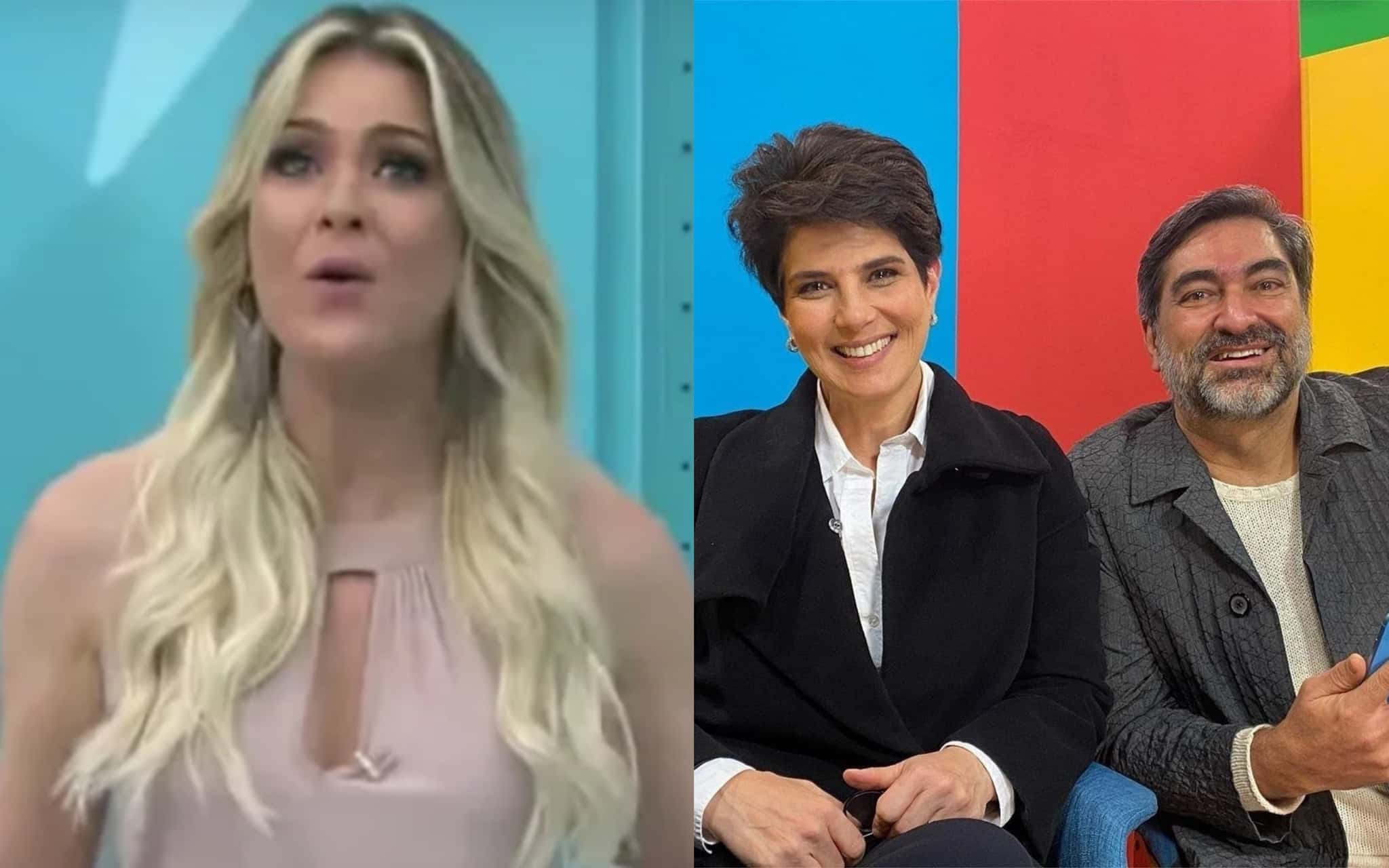 Mariana Godoy e Zeca Camargo estreiam na Band e roubam espaço de Renata Fan (Foto: Divulgação)