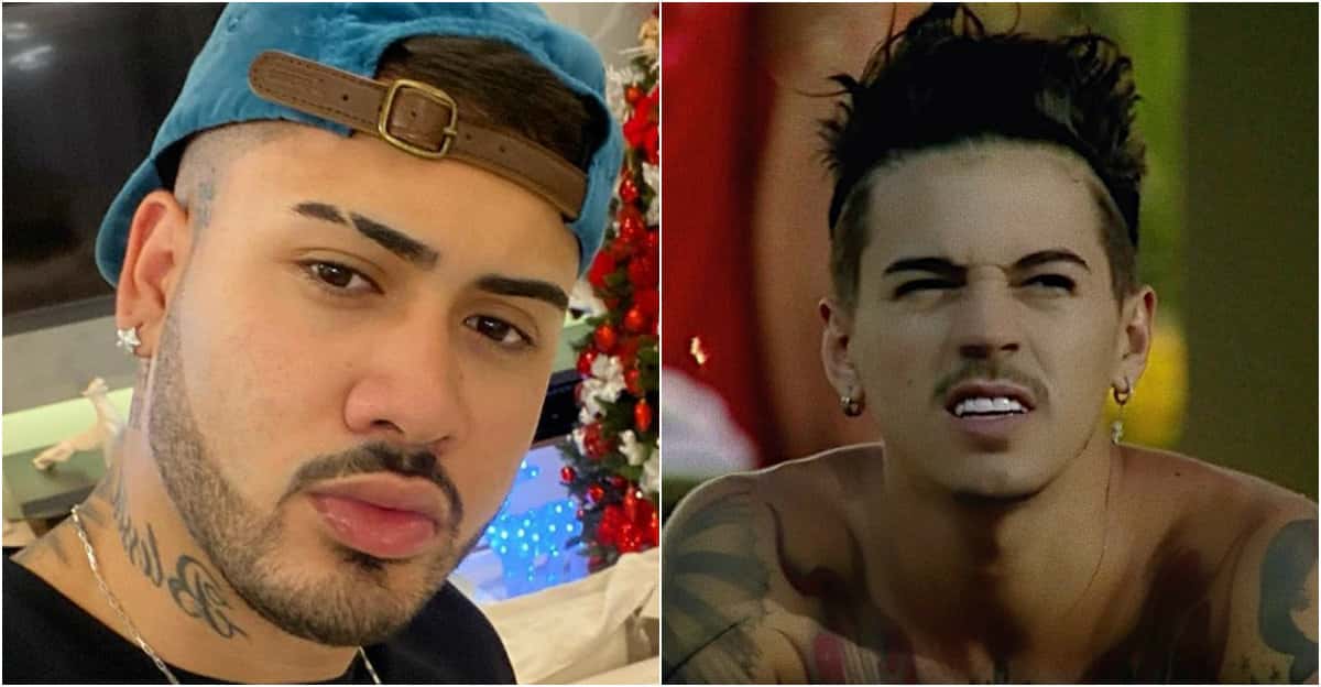 Kevinho e Biel estão causando polêmicas juntos em A Fazenda (Foto: Reprodução/ Montagem)