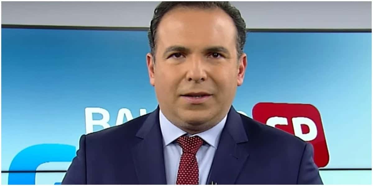Reinaldo Gottino no Balanço Geral SP, saiu em defesa da mãe do jogador Neymar Jr. (Foto: Reprodução)