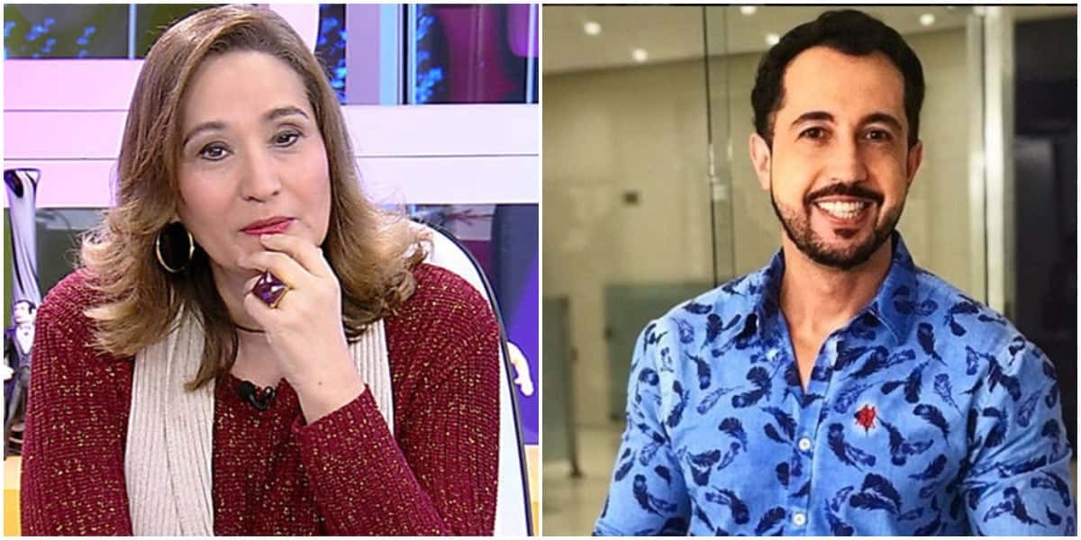Sônia Abrão e Thiago Rocha trabalham juntos no A Tarde é Sua (Foto: Reprodução/ Montagem/ TV Foco)