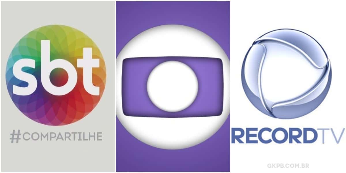Globo, Record e SBT disputam a liderança (Reprodução)