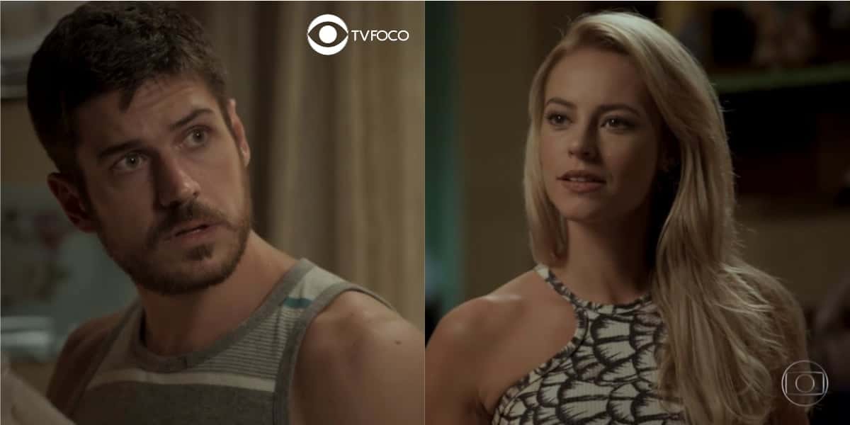 Zeca e Jeiza tem segundo encontro em A Força do Querer (Foto: Reprodução/Globo/Montagem/TV Foco)