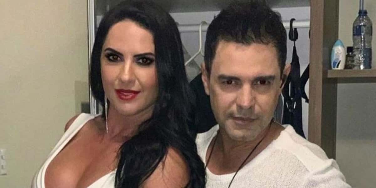 Graciele Barbosa e Zezé com cachorro (Foto: Reprodução)