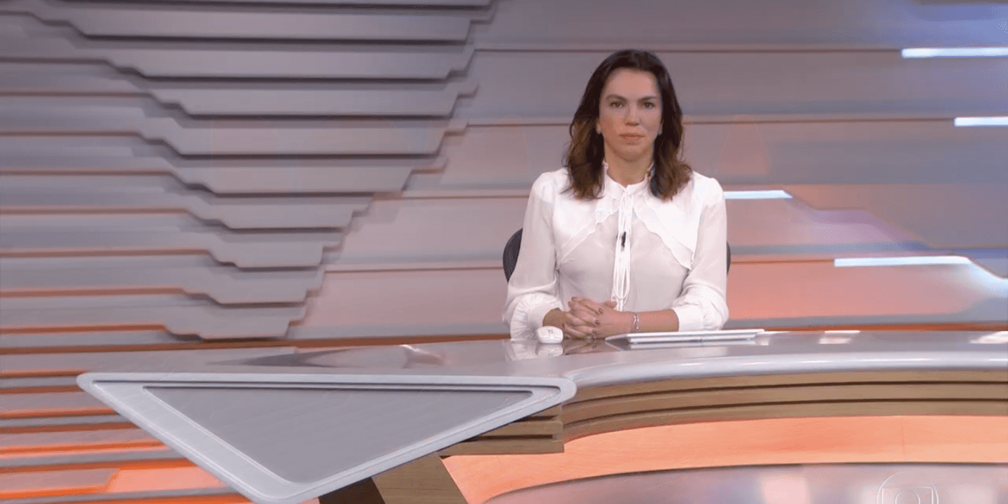 Ana Paula Araújo, âncora do 'Bom Dia Brasil' (Foto: reprodução/Globo)