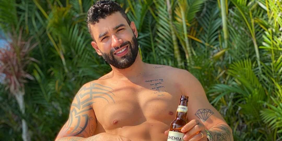 Gusttavo Lima foi exposto por Fabíola Reipert (Foto: reprodução)