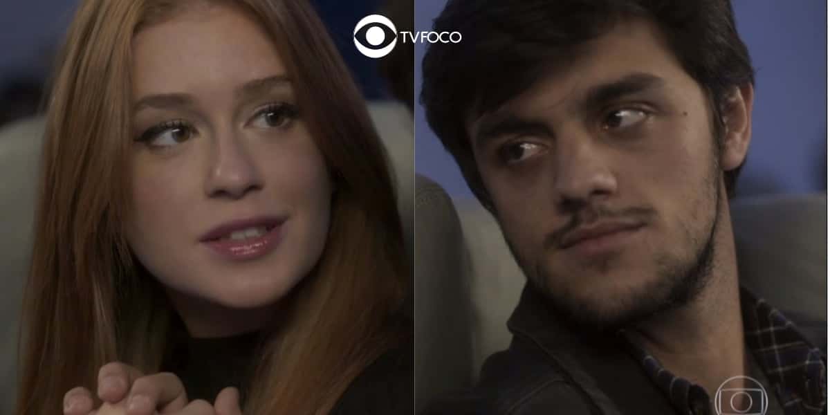 Eliza e Jonatas juntinhos no final de Totalmente Demais (Foto: Montagem/TV Foco/Reprodução/Globo)