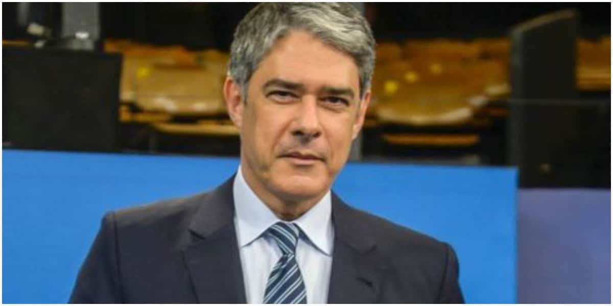 William Bonner trabalha há anos no comando do JN na Globo (Foto: Reprodução)
