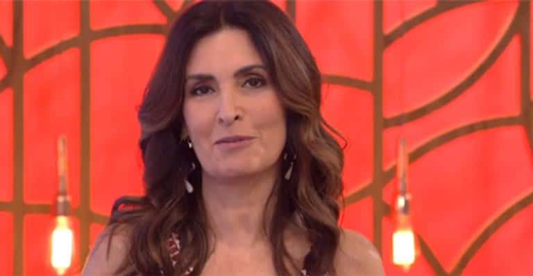 Fátima Bernardes no Encontro (Foto: Reprodução)