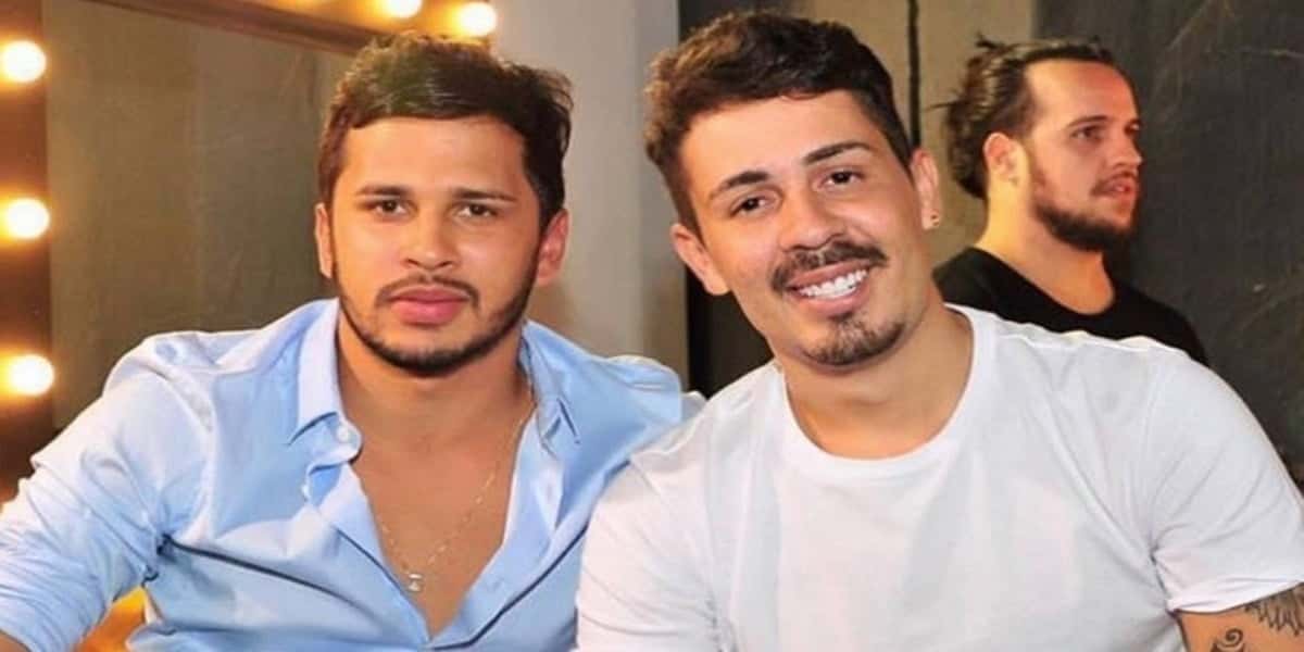 Lucas Guimarães e Carlinhos Maia se casaram em maio do ano passado, mas não se beijaram na cerimônia (Foto: Reprodução)