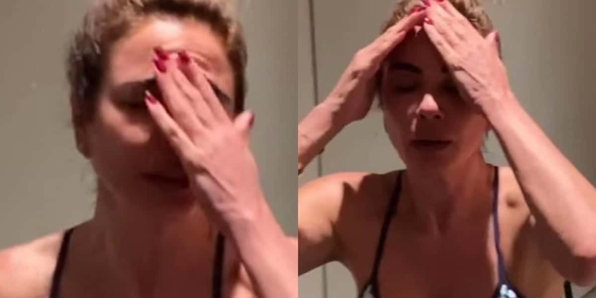 Luciana Gimenez mostrou ter perdido a paciência com sua personal trainer e brincou ao ameaçar "dar" na cara dela (Foto: Reprodução / Instagram)