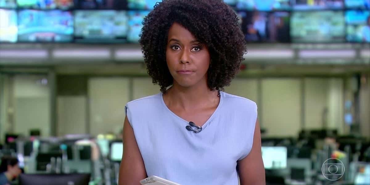 Maju Coutinho é apresentadora do "Jornal Hoje"(Foto: Reprodução)