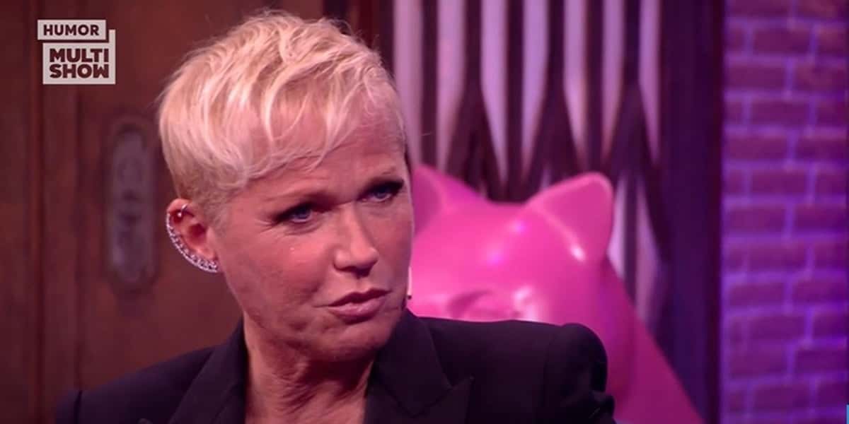 Xuxa Meneghel abriu o jogo no "Lady Night" de Tata Werneck (Foto: Reprodução / Multishow)