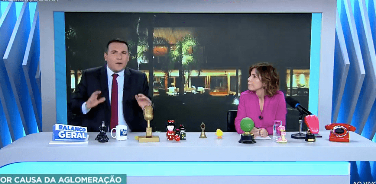 Reinaldo Gottino se revoltou na Hora da Venenosa (Foto: Reprodução/Record)