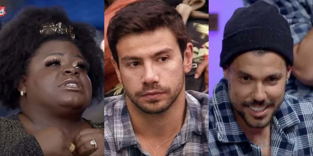 Jojo Todynho, Mariano e Lipe Ribeiro estão na Roça de "A Fazenda 12" (Foto: Reprodução)