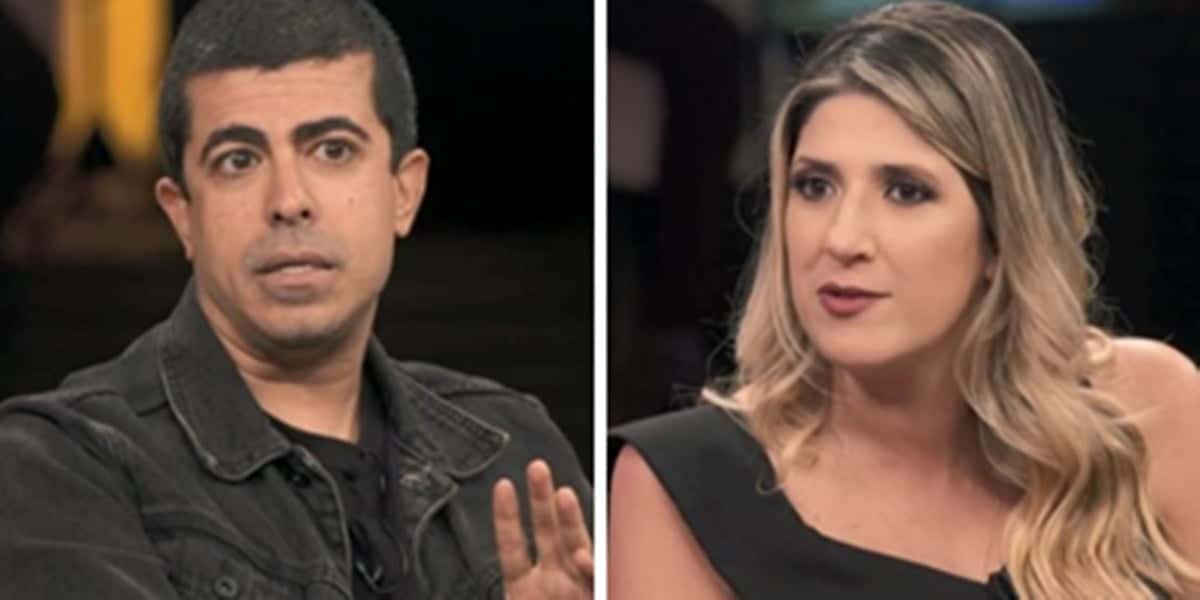 Marcius Melhem e Dani Calabresa ficaram durante 8 horas frente a frente (Foto: Montagem/TV Foco)