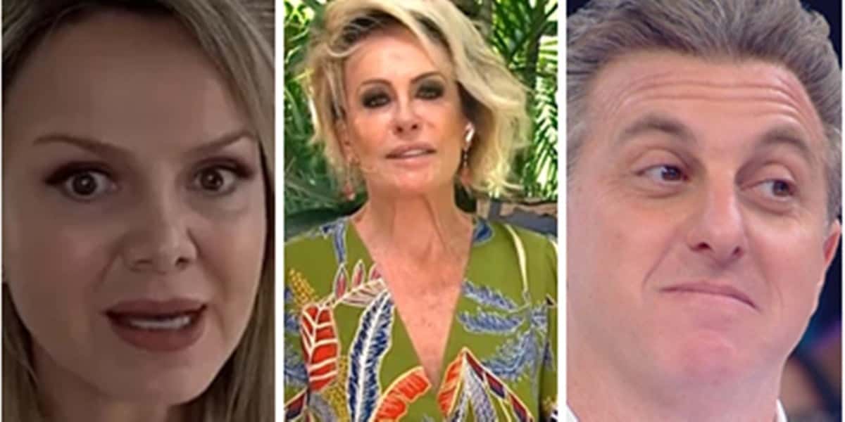 Eliana, Ana Maria Braga e Luciano Huck (Foto: Reprodução)