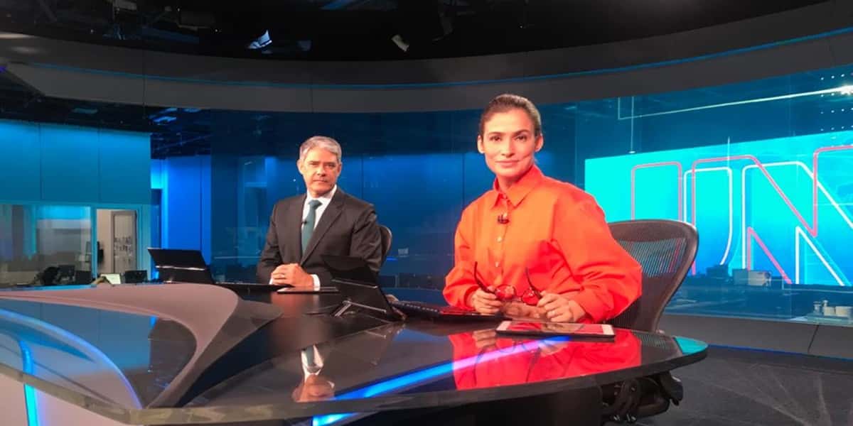 William Bonner e Renata Vasconcellos vão entrar de férias e só retornarão ao trabalho após a passagem do Natal (Foto: Reprodução / TV Globo)