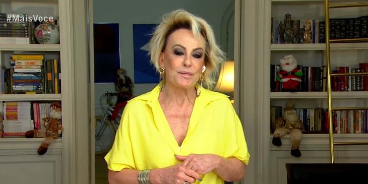 Ana Maria Braga no "Mais Você" de hoje (Foto: Reprodução/TV Globo)