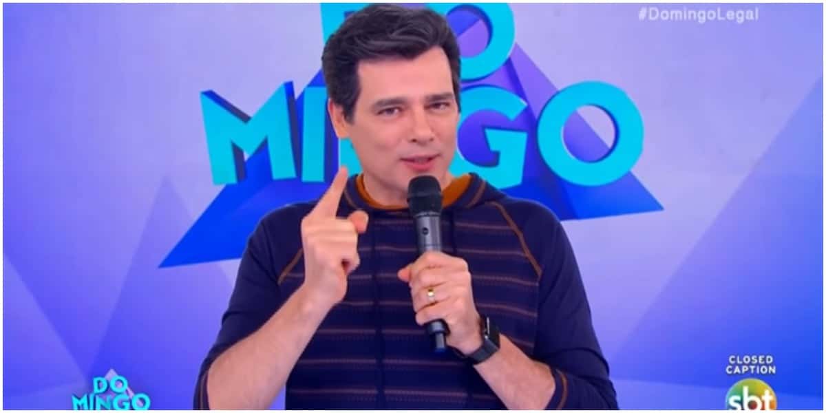 Celso Portiolli deve comandar apenas o Domingo Legal e não deve retornar com o Show do Milhão em 2022- Foto: Reprodução