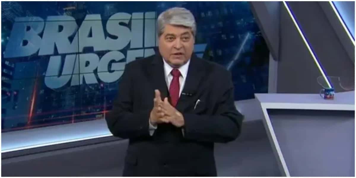 O apresentador Datena na Band - Foto: Reprodução