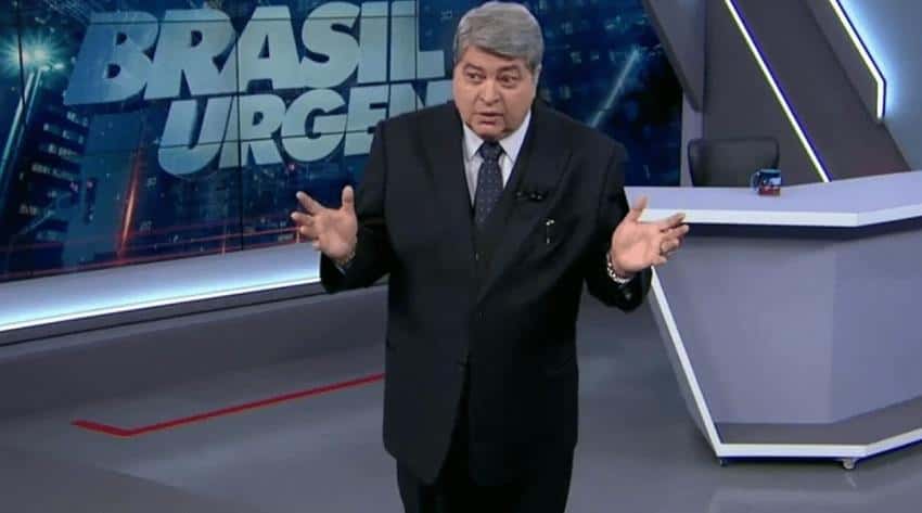 O apresentador Datena na Band (Foto: Divulgação)