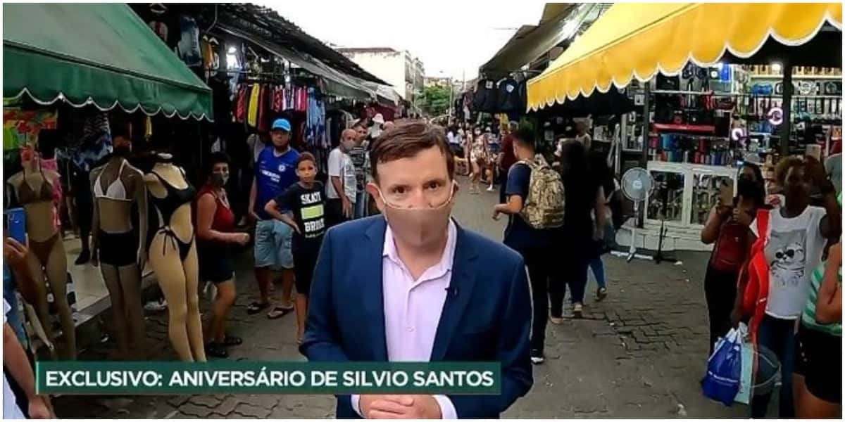 O jornalista Roberto Cabrini falou sobre Silvio Santos e explodiu em audiência - Foto: Reprodução