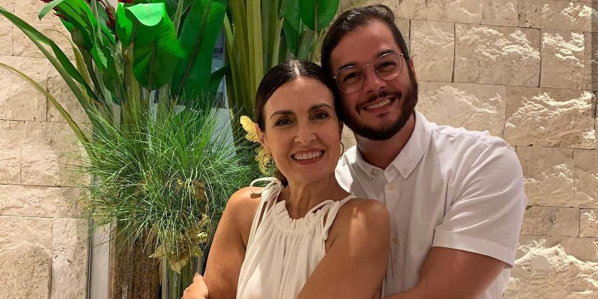 A apresentadora Fátima Bernardes e o namorado, Túlio Gadelha. - (Foto: Reprodução)