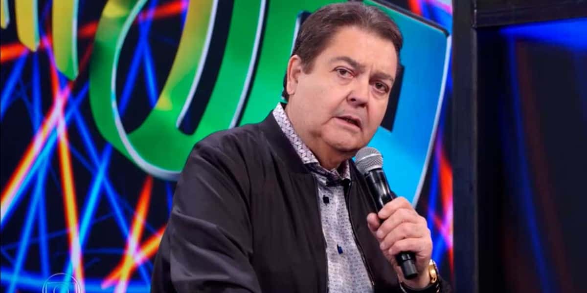 Fausto Silva no Domingão do Faustão na Globo (Foto: Reprodução)