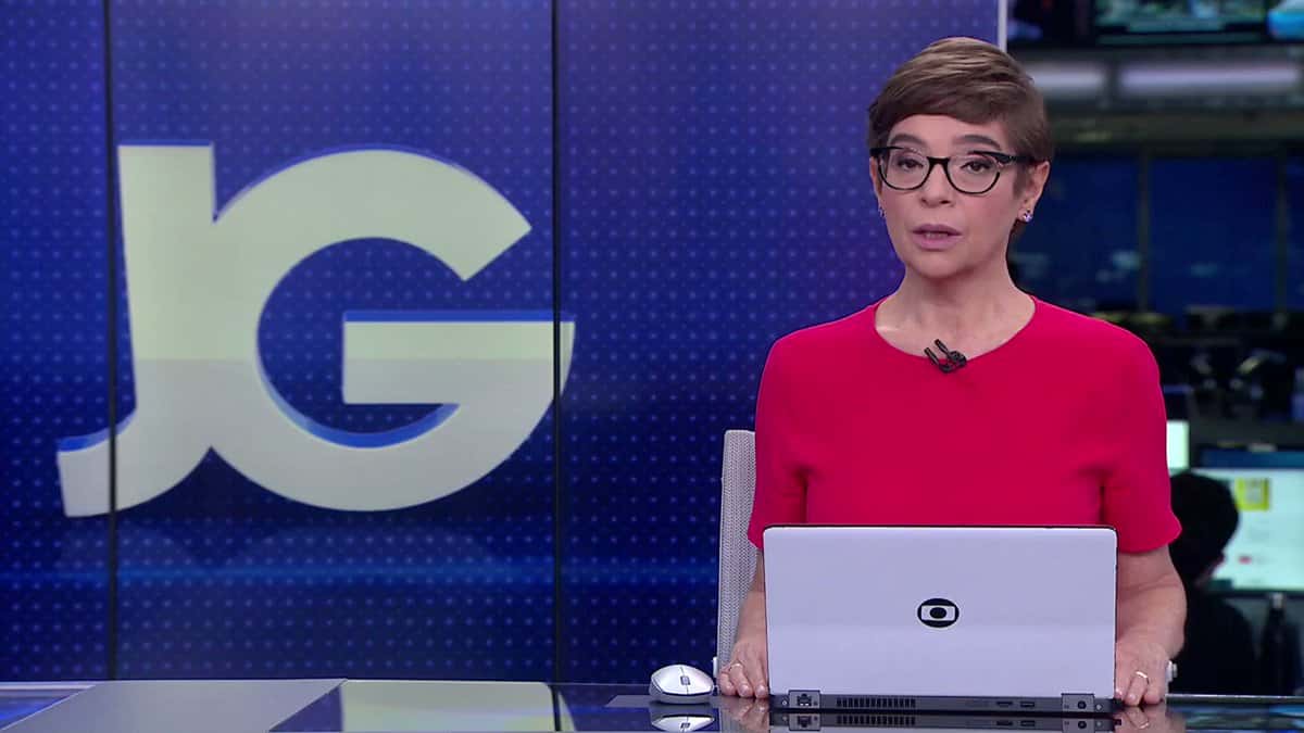 Renata Lo Prete foi a responsável por dar a notícia da morte de Paulo Gustavo na Globo (Foto: Reprodução)
