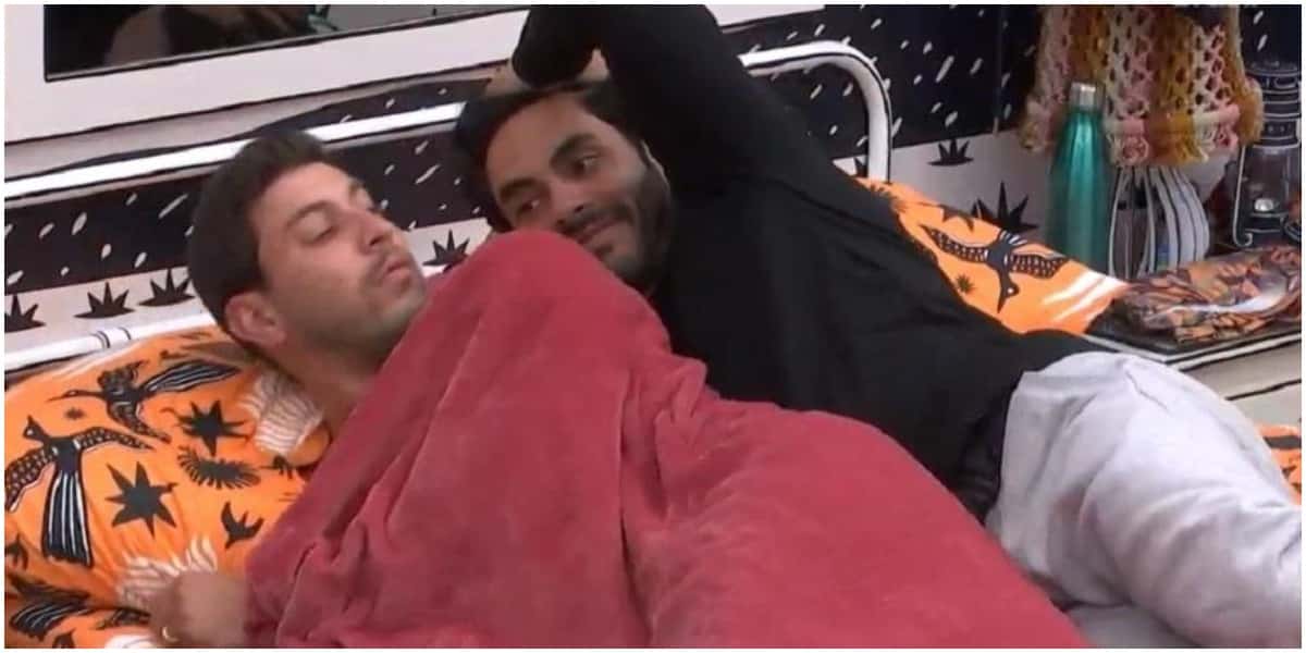 Caio e Rodolffo em clima quente no BBB21 - Foto: Reprodução