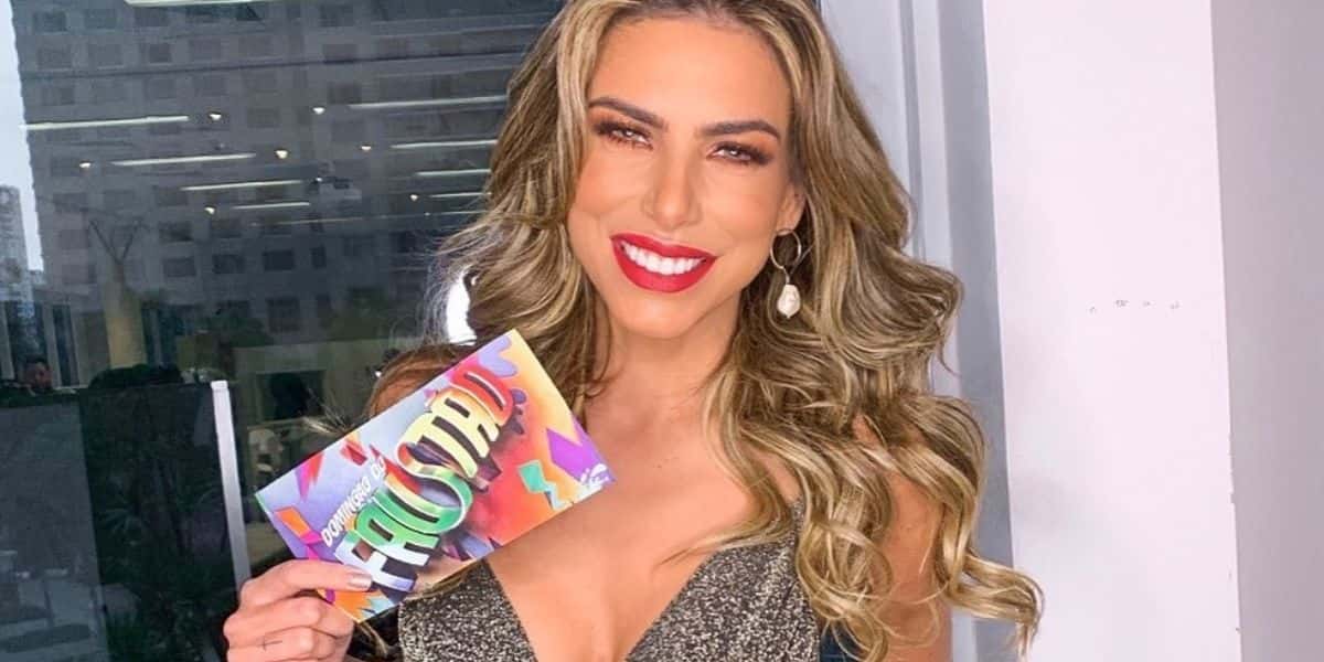 Erika Schneider trabalhava como bailarina no Faustão (Foto: Reprodução)