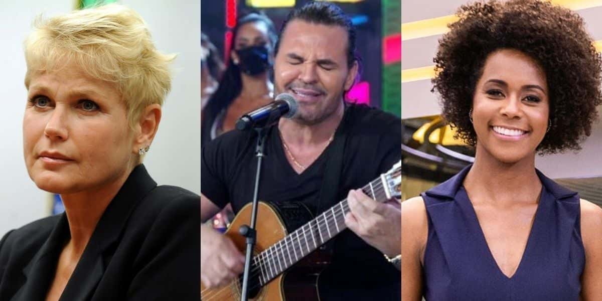 Xuxa, Eduardo Costa e Maju Coutinho (Foto: Reprodução)