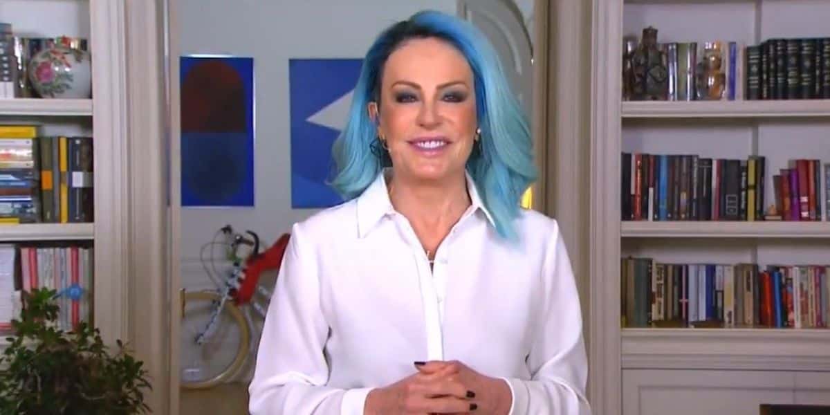 Ana Maria Braga durante o Mais Você (Foto: Reprodução / Globo)