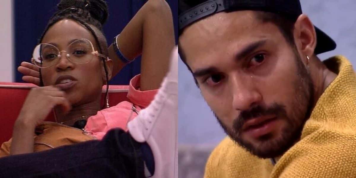 Arcrebiano chorou ao conversar com Karol Conká BBB21 (Foto: Reprodução / Globo)