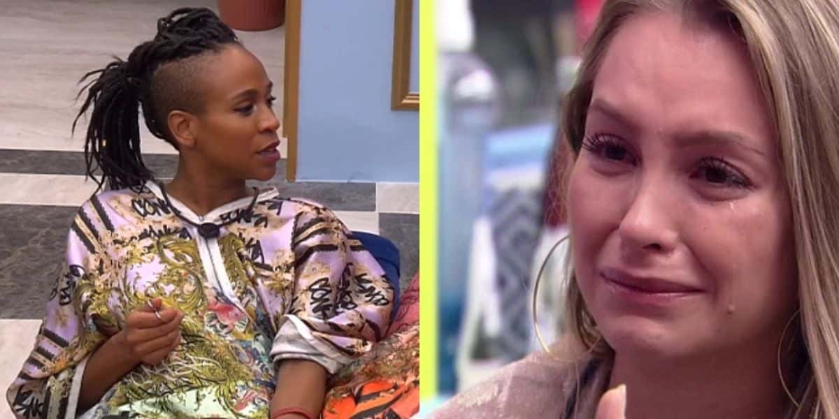 Karol Conká e Carla Diaz no BBB21 (Foto: Reprodução / Globo)