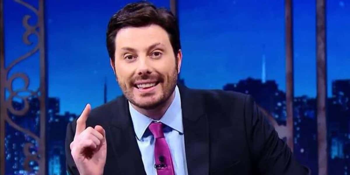 Danilo Gentili no comando do The Noite (Foto: Reprodução)