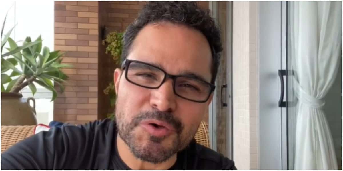 Luciano Camargo se revoltou e apagou post de suas redes sociais (Foto: Reprodução)