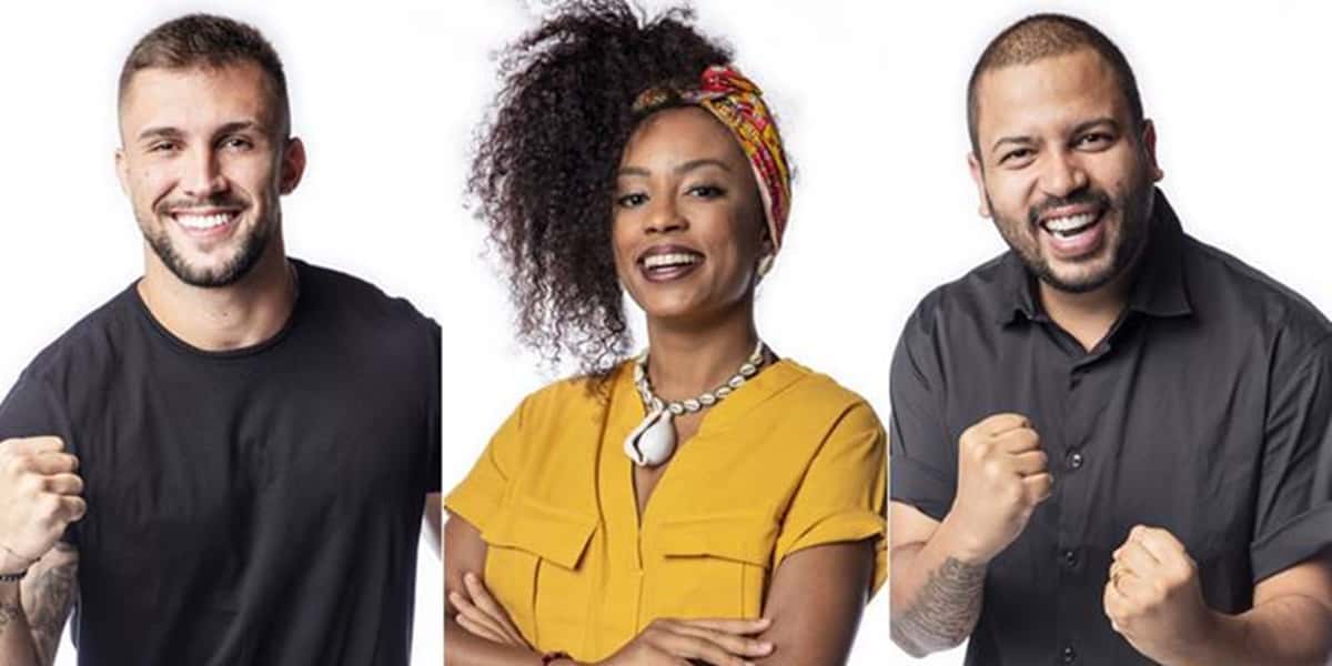 Arthur, Lumena e Projota (Foto: Montagem)