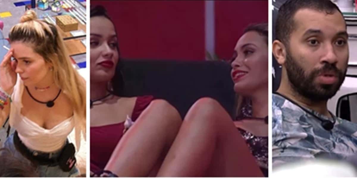 Viih Tube, Juliette, Sarah e Gilberto no BBB21 (Foto: Reprodução)