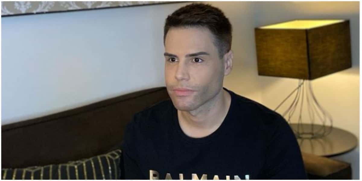 Luiz Bacci completou mais um ano de vida hoje e recebeu o carinho especial de Geraldo Luís (Foto: Reprodução)