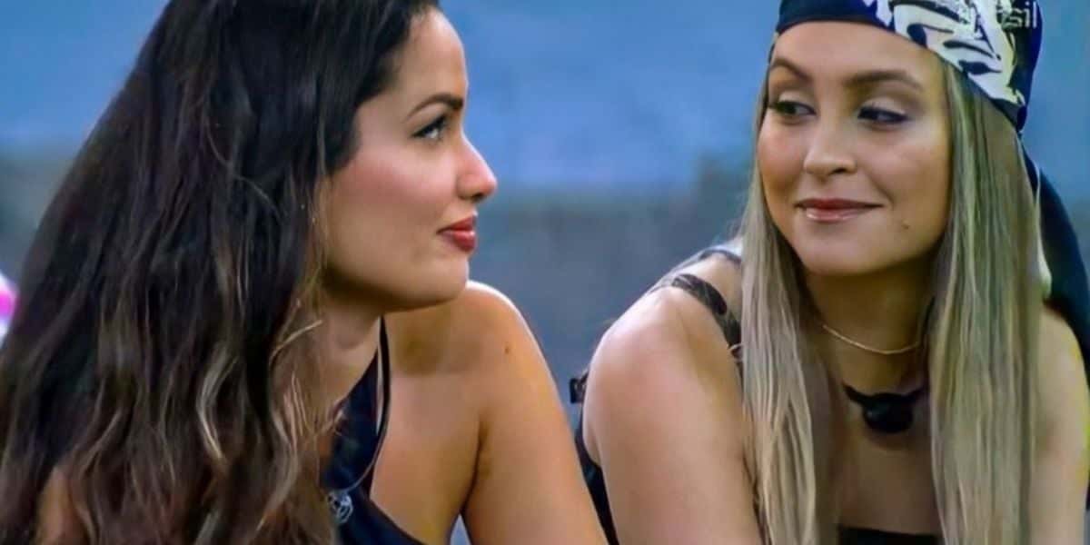 Carla Diaz e Juliette no BBB21 (Foto: Reprodução/Globo)