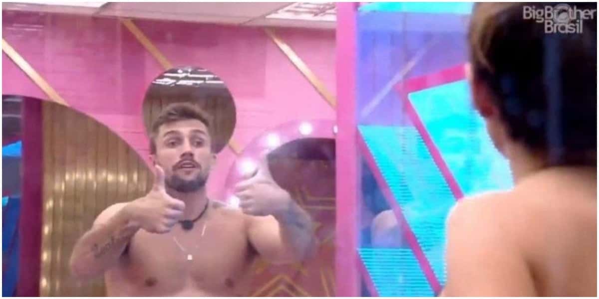 Arthur e Juliette se desentenderam no BBB21 (Foto: Reprodução)