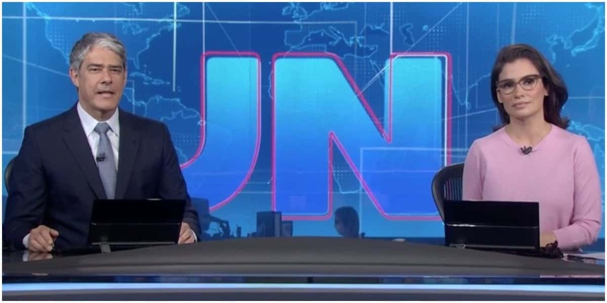 William Bonner e Renata Vasconcellos no Jornal Nacional - Foto: Reprodução