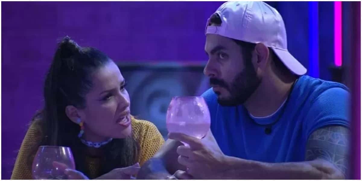 Juliette e Rodolffo voltaram a falar sobre a formação do paredão do BBB21 (Foto: Reprodução)