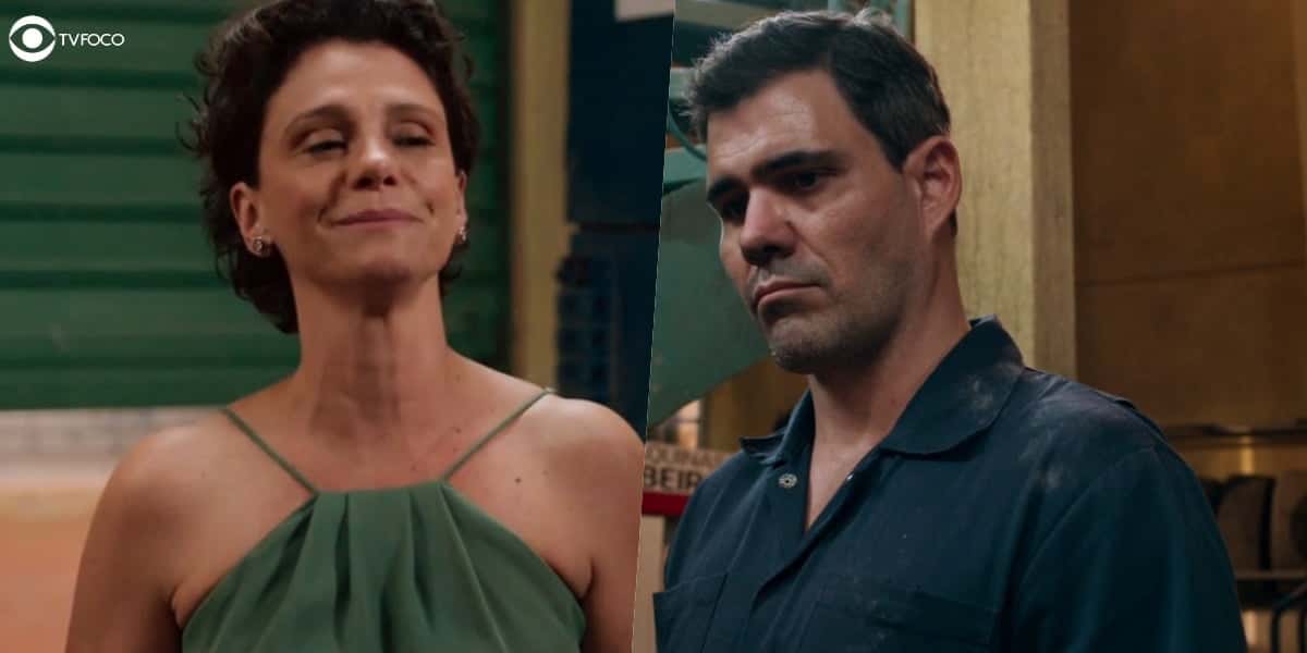 O relacionamento de Lídia e Mango vai avançar em Amor de Mãe (Foto: Montagem/TV Foco/Reprodução/Globo)