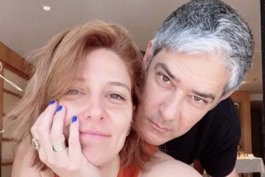 Natasha Dantas e William Bonner (Foto: Reprodução)