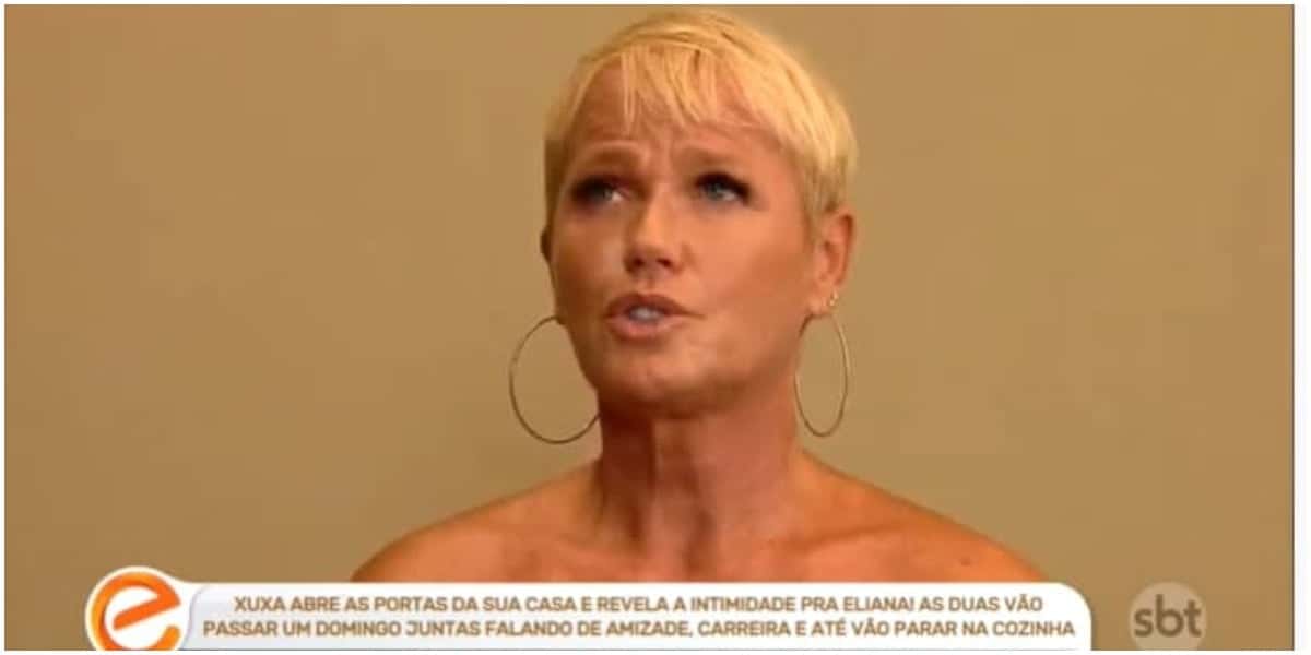 Xuxa fez participação especial no Programa da Eliana e falou sobre não comer carne (Foto: Reprodução)