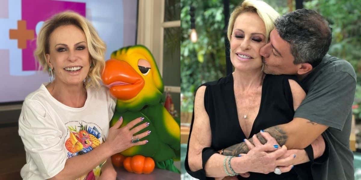 Ana Maria Braga e Tom Veiga, o Louro José (Foto: Reprodução)