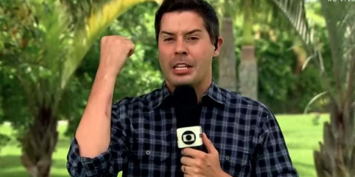 Anselmo Caparica, Repórter da Globo (Foto: Reprodução)
